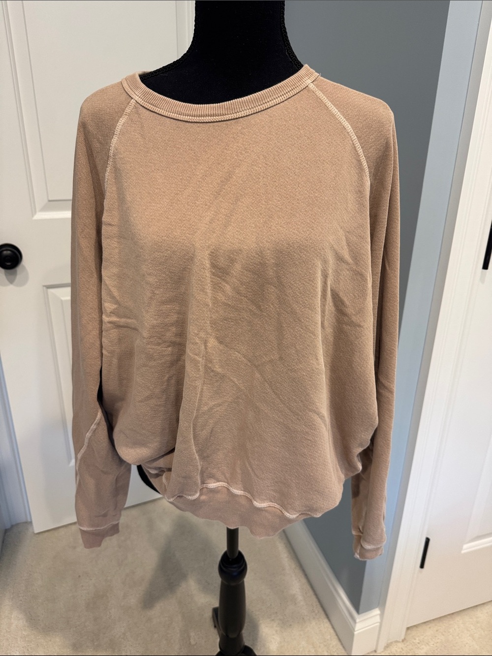 The great Women's Lightweight Crewneck Sweatshirt  - Beige size 2 / medium